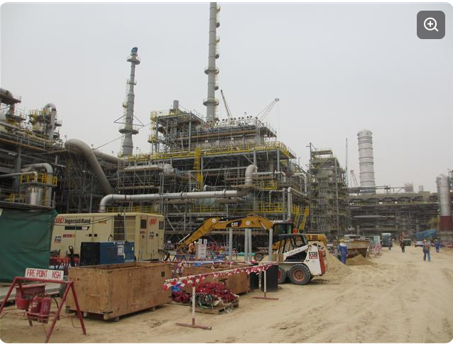 대림산업이 2009년 7월 8억 2000만 달러에 수주한 사우디아라비아 JER 주베일 2공단 정유공장 산성가스 및 황 회수설비 공사